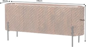 Komoda 47148 Adlon 178cm Drevo Mango Hnedé  - Komfort-nábytok