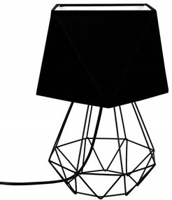 Stolná lampa Diamond 1, 1x textilné tienidlo (výber z 12 farieb), (výber z 3 farieb konštrukcie)