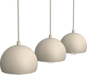Závesný luster na kábli SOOL 3xE27/15W/230V béžový