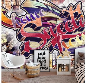 Artgeist Fototapeta - Cool Graffiti Veľkosť: 250x175, Verzia: Premium