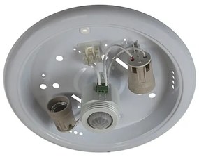 Stropné svietidlo so senzorom PLAFON 2xE27/80W/230V
