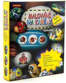 Maľovanie na kamene s odtlačkami