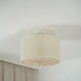 Brilagi - Prisadený luster COUNTRY ROLLER 1xE27/15W/230V pr. 45 cm krémová