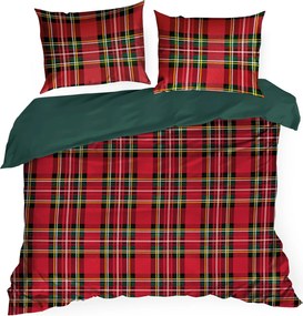 VIANOČNÉ RENFORCÉ OBLIEČKY JENNY 140X200 CM, 1 KS 70X80 CM VZOROVANÉ