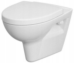 Cersanit Parva CleanOn, závesná wc misa s antibakteriálnym sedátkom z duroplastu, biela, K701-015