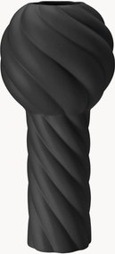 Ručne maľovaná keramická váza Twist Pillar, V 34 cm