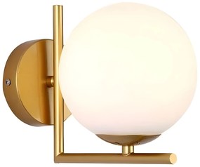 Toolight Toolight, nástenné svietidlo 1xE27, G102-1W, zlatá lesklá, OSW-09727