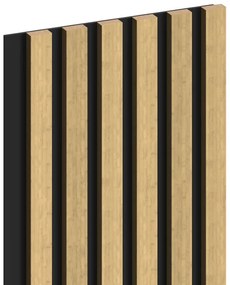Mexen Lam-B, akustické stenové lamely 275 × 30 cm, HDF doska 4 mm, technická dyha, bambus prírodný, S100-275307-3015-011