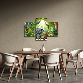 Obraz - Veselé zvieratká (90x60 cm)