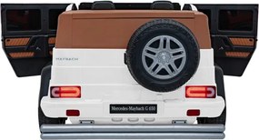 Elektrické autíčko Mercedes Benz MAYBACH G650 STRONG biele