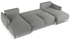 Svetlosivá rohová pohovka Malie – Makamii