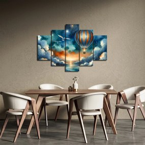 Obraz - Lietať nočnou oblohou (150x105 cm)