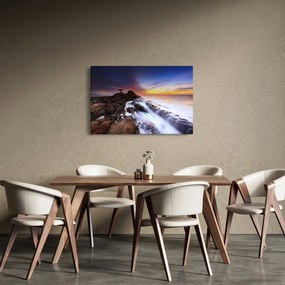 Obraz hory v hmle (90x60 cm)