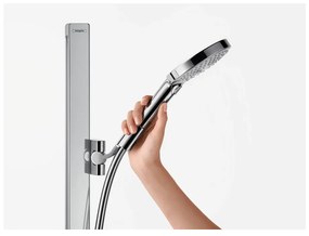 Hansgrohe Raindance Select S, sprchová súprava 120 3jet EcoSmart 9 l/min so sprchovou tyčou 900 mm a poličkou, chrómová, HAN-27649000