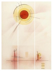 MANUFACTURER -  Súprava posuvnej záclony - Wassily Kandinsky - Rays -3 panely