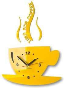 DomTextilu Nástenné hodiny Time for coffee 8098-22133