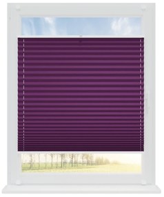 Dekodum Neinvazívna plisovaná roleta fialová Šířka (cm): 30