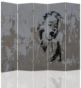 Gario Paraván Portrét v retro štýle Rozmery: 180 x 170 cm, Prevedenie: Klasický paraván