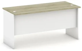 Stôl písací rovný MIRELLI A+, dĺžka 1600 mm, biela