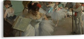 Obraz - Edgar Degas, The Dance Class, reprodukcia (120x50 cm)