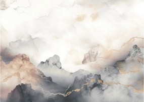 Obraz - Abstrakcia hôr s textúrou mramoru (70x50 cm)