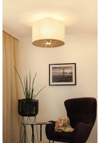 Brilagi - Prisadený luster COUNTRY ROLLER 1xE27/15W/230V pr. 50 cm krémová