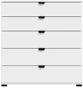 Komoda Duero 5F 90 biela 11008296