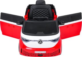 Elektrické autíčko Volkswagen ID BUZZ červené