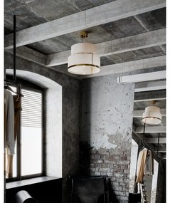 ByRydens 4211010-6509 - Závesné svietidlo na lane MARCEL 2xE27/8W/230V