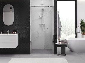 Mexen Exo, skladacie sprchové dvere, 110 cm, transparentné sklo, chróm, 816-110-000-01-00