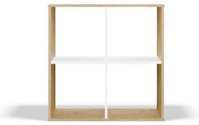 Regál Malax 2x2 74 cm dub Artisan/bílý