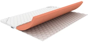 Vrchný matrac/Topper Gellex 80x200 cm (T2) (poťah Basic). Vlastná spoľahlivá doprava až k Vám domov. 1120202