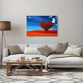 Obraz - Srdce zo stromu (90x60 cm)