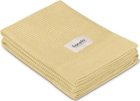 Lionelo - Bambusová deka BAMBOO BLANKET 75x100 cm citrónovo žltá