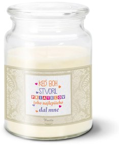 Sablio Sviečka Keď Boh stvoril priateľa - 500 g