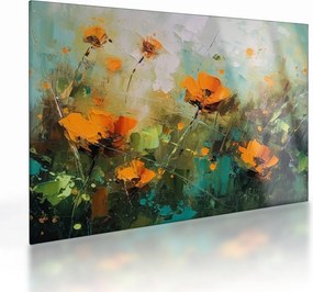 Sklenený obraz - Kvitne (70x50 cm)