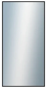 DANTIK - Zrkadlo v rámu, rozmer s rámom 60x120 cm z lišty Hliník čierna lesklá (7269016)