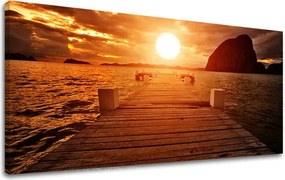Obraz na stenu PANORÁMA ZÁPAD SLNKA ZS017E13