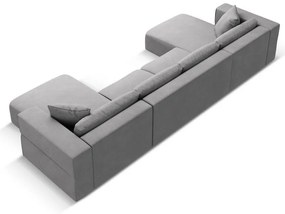 Svetlosivá rohová pohovka do "U" Esther – Milo Casa