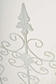 Mriežka na ruže Burg - 122 x 35 cm - Biela antik