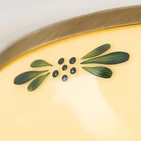 Orion DL 7-673 - Stropné svietidlo LANDHAUS 2xE27/60W/230V pr. 28 cm bronz/béžová