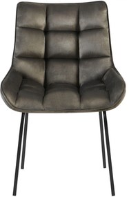 Stolička Saranda zamat - antracit