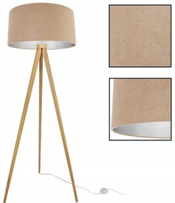 Stojacia lampa Mediolan, 1x textilné tienidlo (výber z 10 farieb), (výber zo 6 farieb konštrukcie), ch
