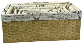 Úložný box s látkou PARIS Rozmery (cm): 36x24, v. 13