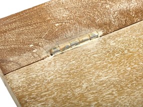 furniture-nabytek.cz - Masívna truhlica Patina z mangového dreva, lakovaná, prírodná farba – 80×45×50 cm