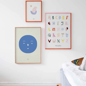 MADO Plagát Alphabet Spaghetti s abecedou pre deti 50x70 cm