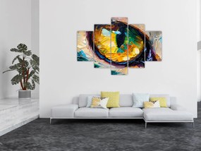 Obraz - Maľba mačacieho oka (150x105 cm)