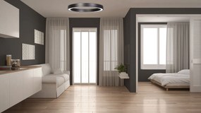 Toolight Toolight, LED stropné svietidlo 60cm 27W APP1283-C, čierna, OSW-00941