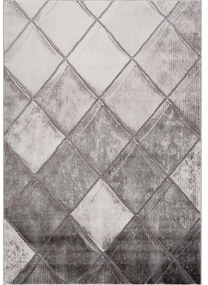 Dekorstudio Moderný koberec NOA - vzor 9313 sivý Rozmer koberca: 80x300cm