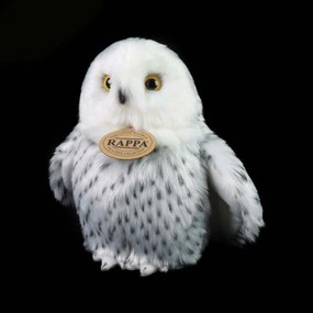 Rappa Plyšová sova snežná 18 cm ECO-FRIENDLY